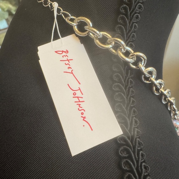 Betsey Johnson Garden Glam Dragonfly Frontal Necklace - Picture 3 of 3